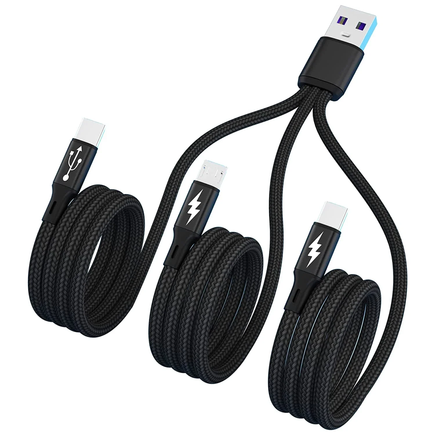 

3 in 1 USB Micro USB C Cable Fast Charger Microusb Type-C Charger Type C Cable for Ulefone Shield 11T 5G Armor 11 Armor 10 9 7e