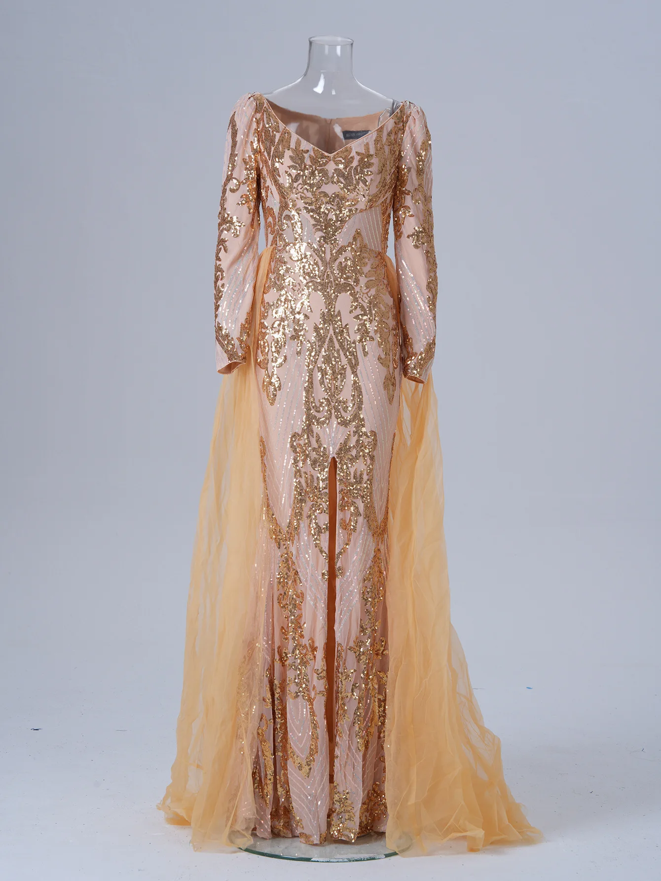 Женское сексуальное платье русалки в европейском стиле с золотыми блестками и