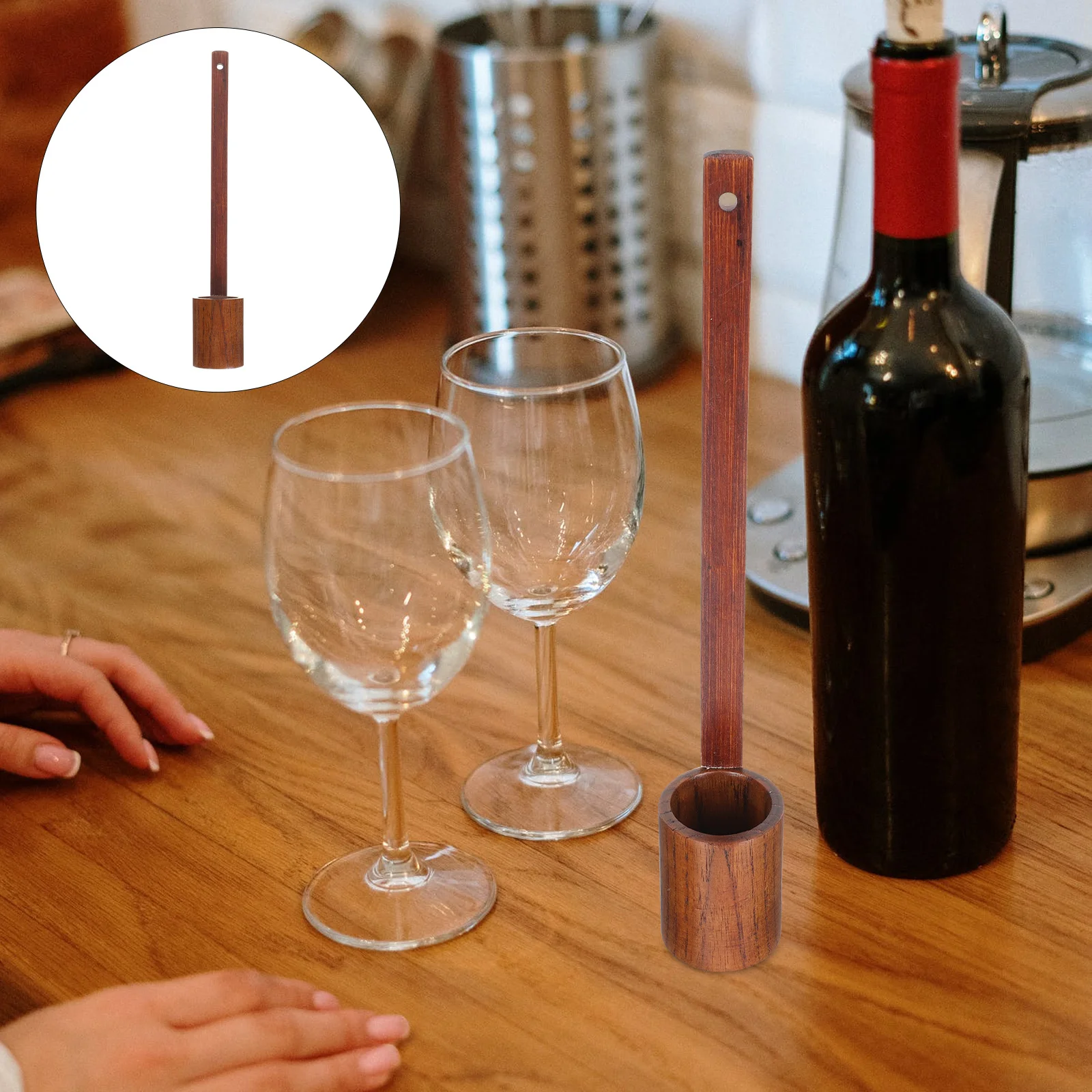 

Ladle Spoon Water Dipperbeer Pouring Teahandle Spoons Ceremony Scoop Sauce Bottom Flat Kitchen Accessory Chinesehandled