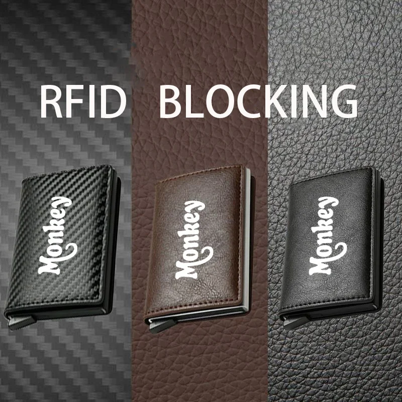 Держатель для кредитных карт из углеродного волокна кошельки мужские кожаные
