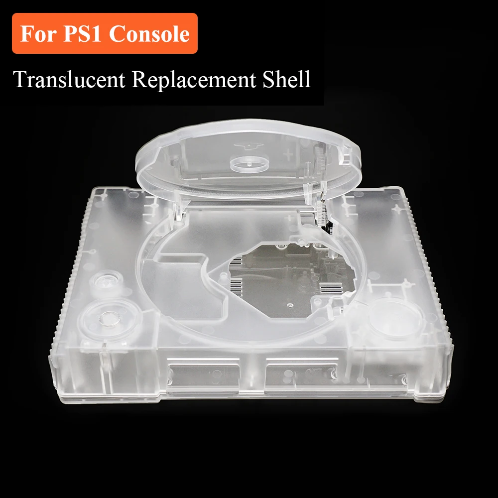 

Translucent Replacement PS1 Shell Case Compatible With Playstation Retro Video Game Console