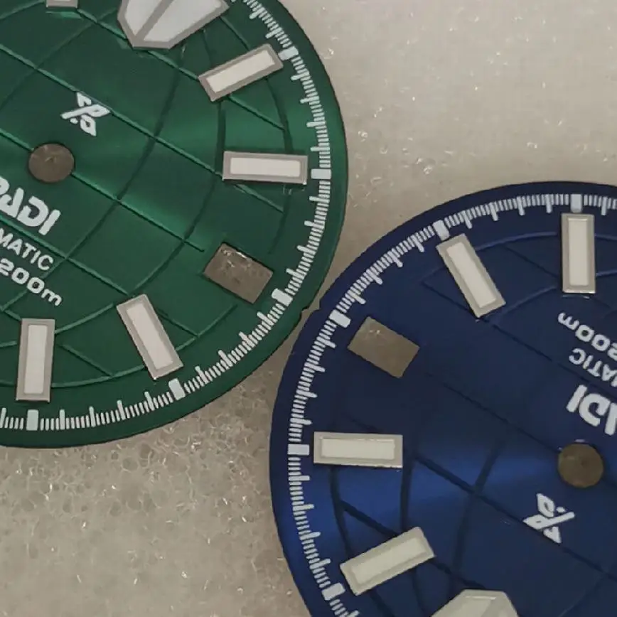 Dial 28.5mm blue black Watch Accessories 3C green fits NH36A movement Watch Dial