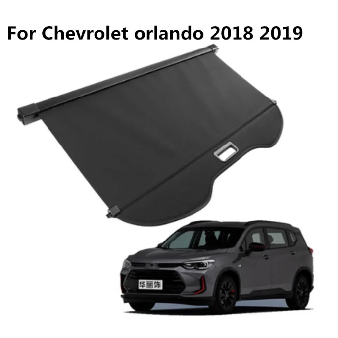 

Car Rear Trunk Security Shield Cargo Cover For Chevrolet orlando 2018 2019 ( black, beige)