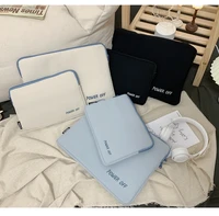 japanese solid color ipad case bag tablet case pouch portable tablet 11 inch ipad pouch 13 inch computer bag new