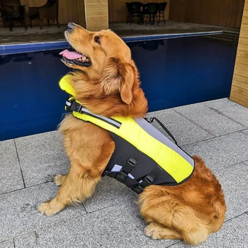 Dog Life Vest Inflatable Foldable Pet Swimming Life Jacket Dogs Safety Clothes Swimwear Pets Swimming Suit For Dog Product 2