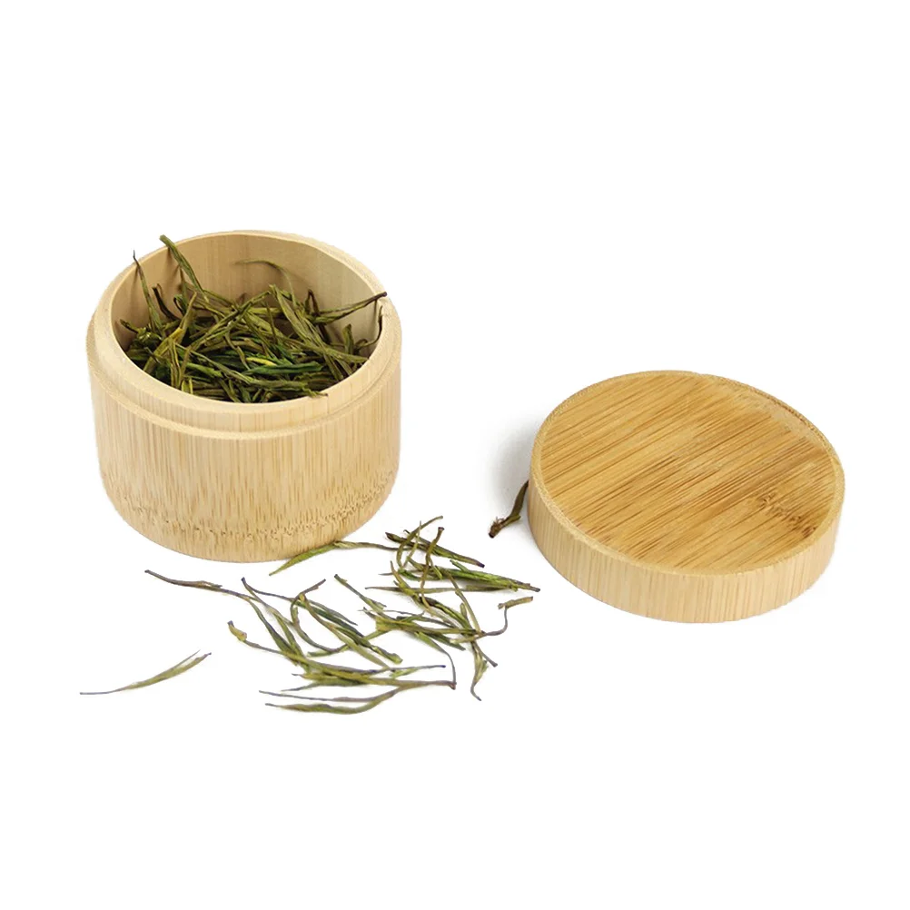 

Tea Portable Lightweight Organic Bamboo- Tea Box Maldon Salt Flakes Maccha Box Salt Box
