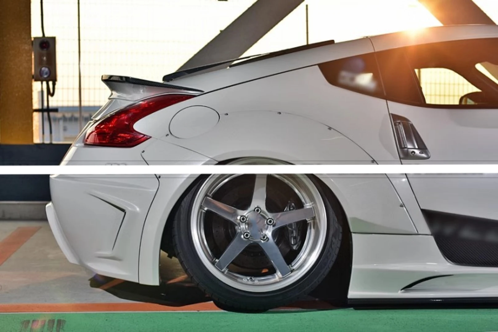 Переднее крыло заднее арка для бровей протектор наклейка Nissan 370Z Z34