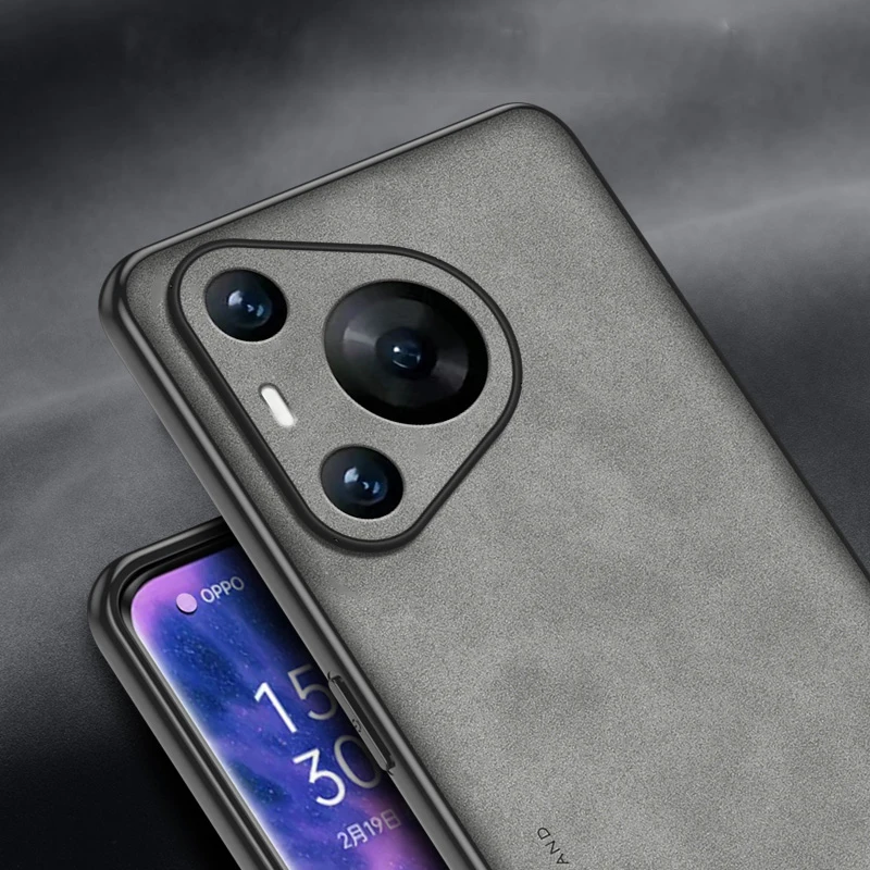 Чехол-бампер из искусственной кожи для Huawei P70 Pro