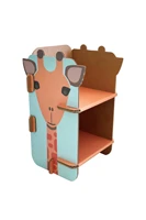 montessori giraffe figured bookcase child bookshelf