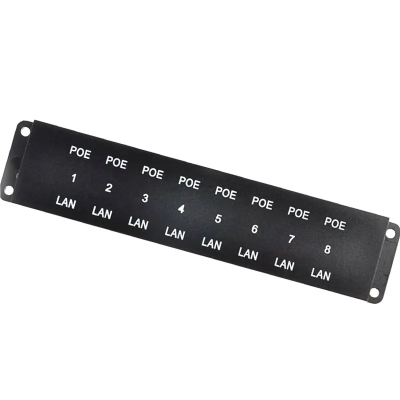 Фото ABRI-2X POE-8 Пассивный 8-портовый PoE-инжектор 100 Мбит/с, блок питания Ethernet для IP-камер, беспроводных точек доступа, устройств PoE 24В/48В №5
