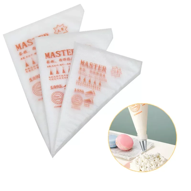 

20/10 PCS Disposable Pastry Bag S/M/L Piping Bag Icing Fondant Cream Squeeze Cream Bag Dessert Decorators Pastry Tip Nozzle Bags