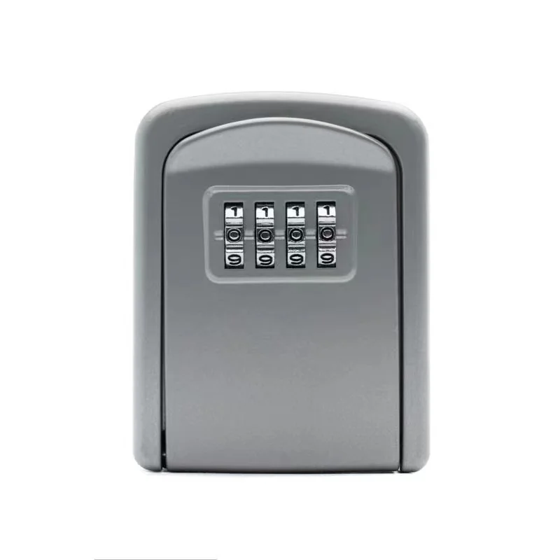 Замок для ключей с паролем из алюминиевого сплава, настенный водонепроницаемый сейф для ключей, уличный 4-битный Сейф для ключей с паролем