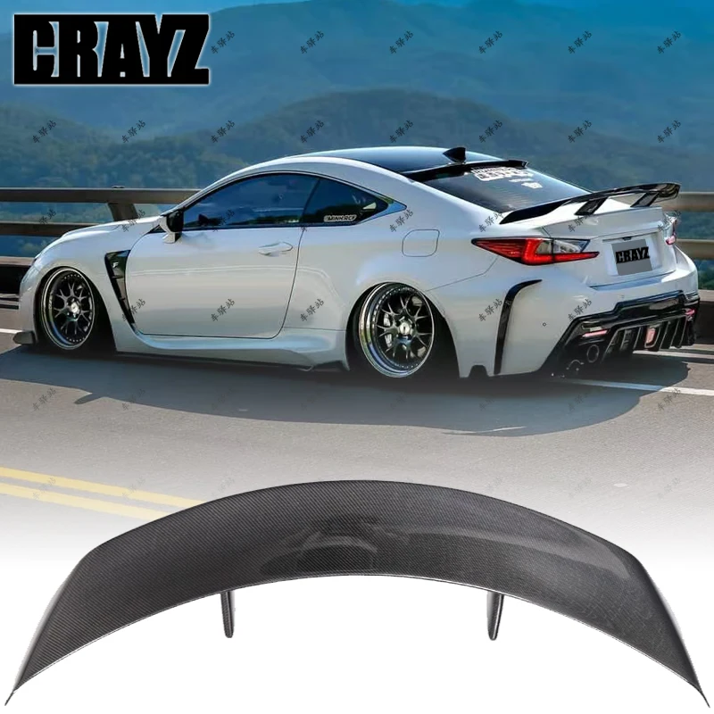 Задний спойлер багажника из углеродного волокна крылья для Lexus RC F RCF Coupe 2-дверный