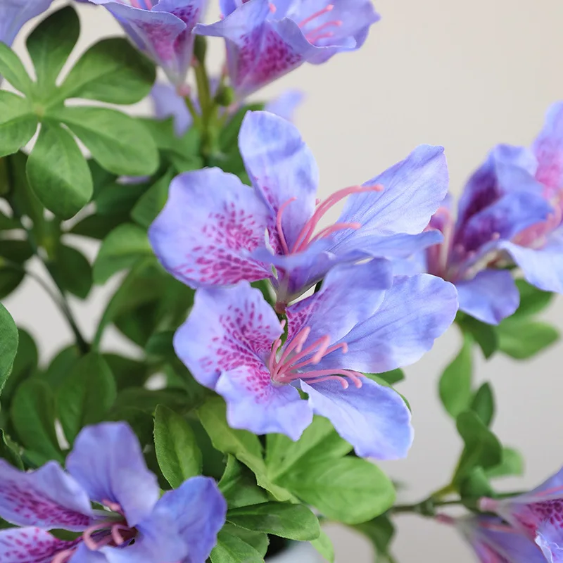 17-дюймовый искусственный рододерн с одним стеблем и 5 галстуками для свадьбы дома