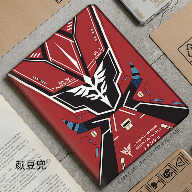 

Gundam Anime Neo Zeon Case For iPad 10.2 7th 8th 10th Air 4 5 Mini 5 6 Case Luxury Silicone For iPad Air 4 iPad Pro11 inch Air 2