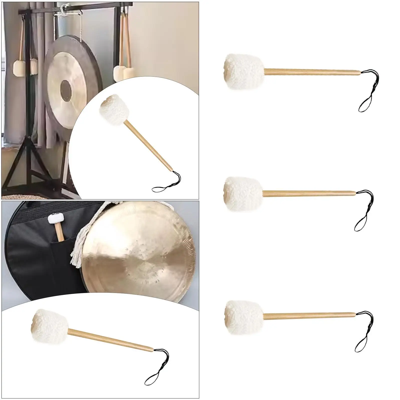 Звукотерапия Gong Mallet Профессиональный гонг для йоги Исцеляющий молоток с