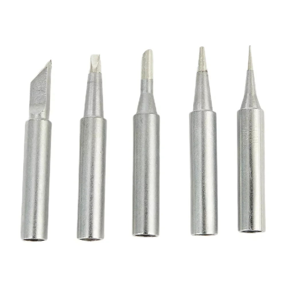 

NEW 5 Pcs 900M-T Soldering Iron Tips Pure Copper Lead-free 200~480℃ Welding Solder Tools Soldering Station Welder Equipment Su