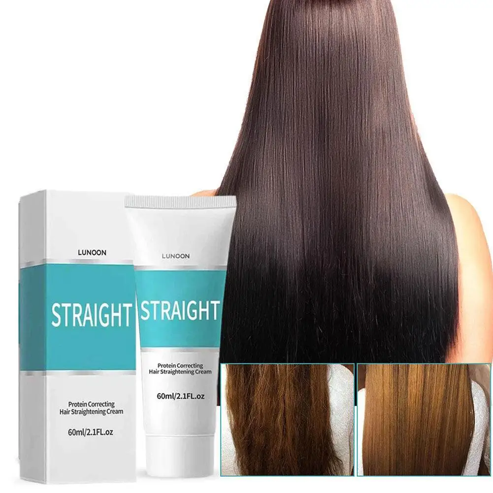 

Кератиновый протеиновый крем для коррекции волос, крем для выпрямления и смягчения волос, питание и увлажнение волос, не 60 мл E O4A1