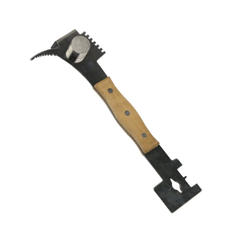 

With Wooden Grip Hive Scraper, Bee Hive Tool Frame Lifter Uncapping Knife Beekeeping Tools