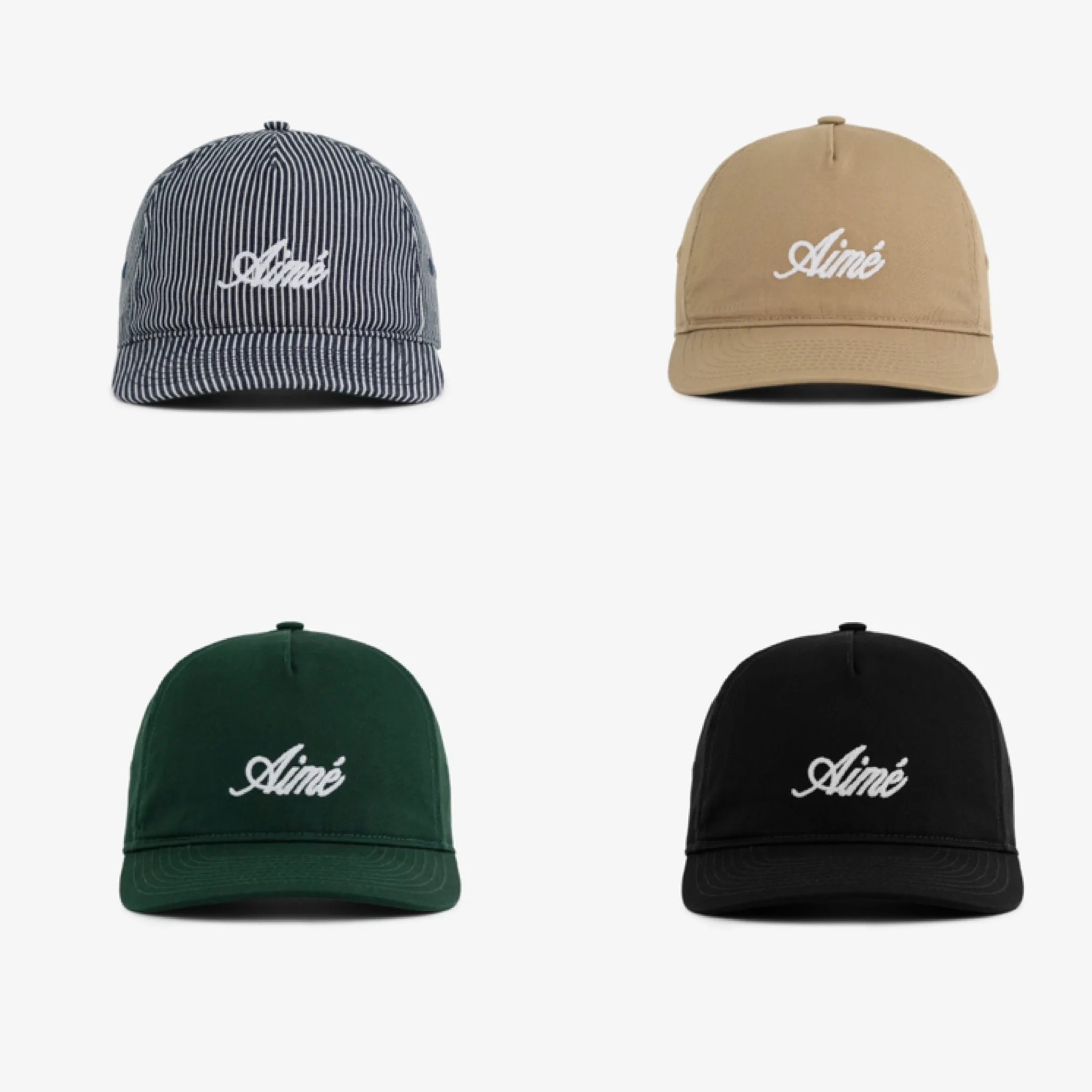 

Aime Leon Dore Script Hat American Simple Embroidery Retro Curved Brim Cap Outdoor Versatile