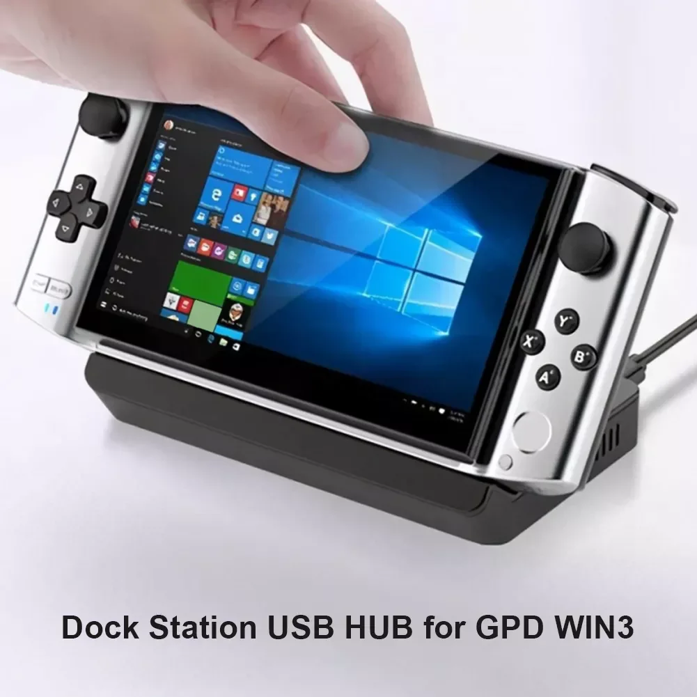 6 Ports GPD WIN3 Base Dock Station USB Hub For GPD WIN 3 Windows 10system Handheld Game Console Holder External Splitter Adapter