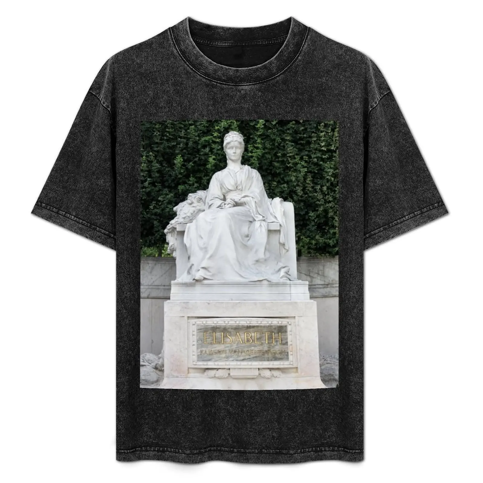Фото Футболка Empress Elisabeth of Austria, повседневная футболка с короткими рукавами №1