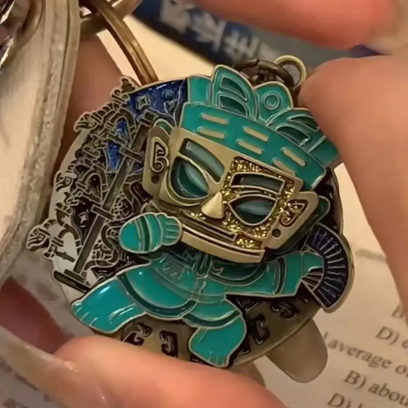 Брелок для ключей Sanxingdui меняющая лицо сумка брелоки креативный держатель Ruins