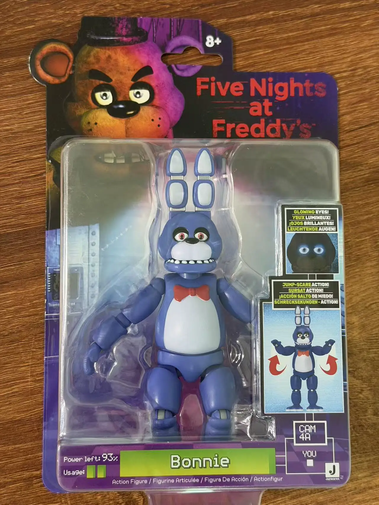Фото Коллекционная фигурка Toy Freddy из игры Five Nights at Freddy's - 5-дюймовая подвижная фигурка с светящимися в темноте глазами, ручная работа №5