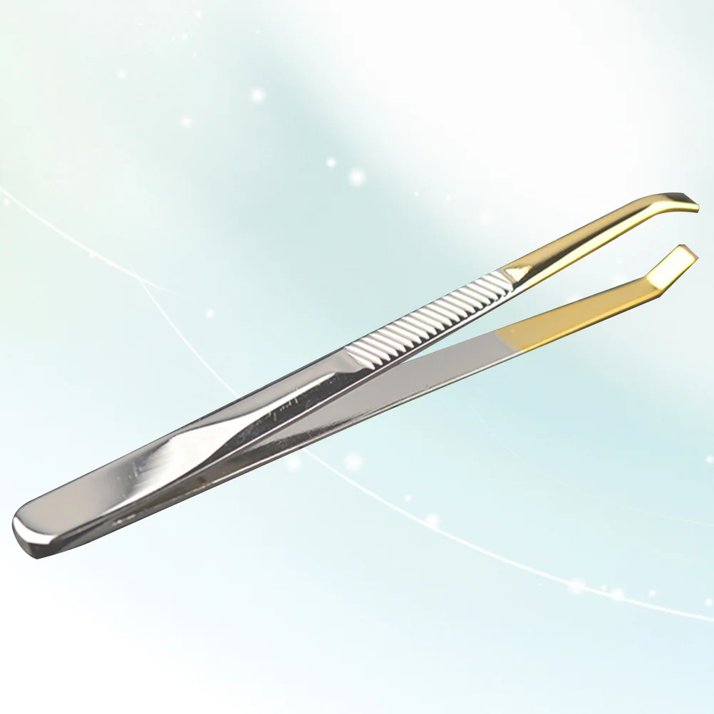 

Haireyebrow Cliptool Plucking Scissor Shaping Ingrown Slanted Tip Nose Removal Plucker Remover Splinter Metal Eyelash Makeup