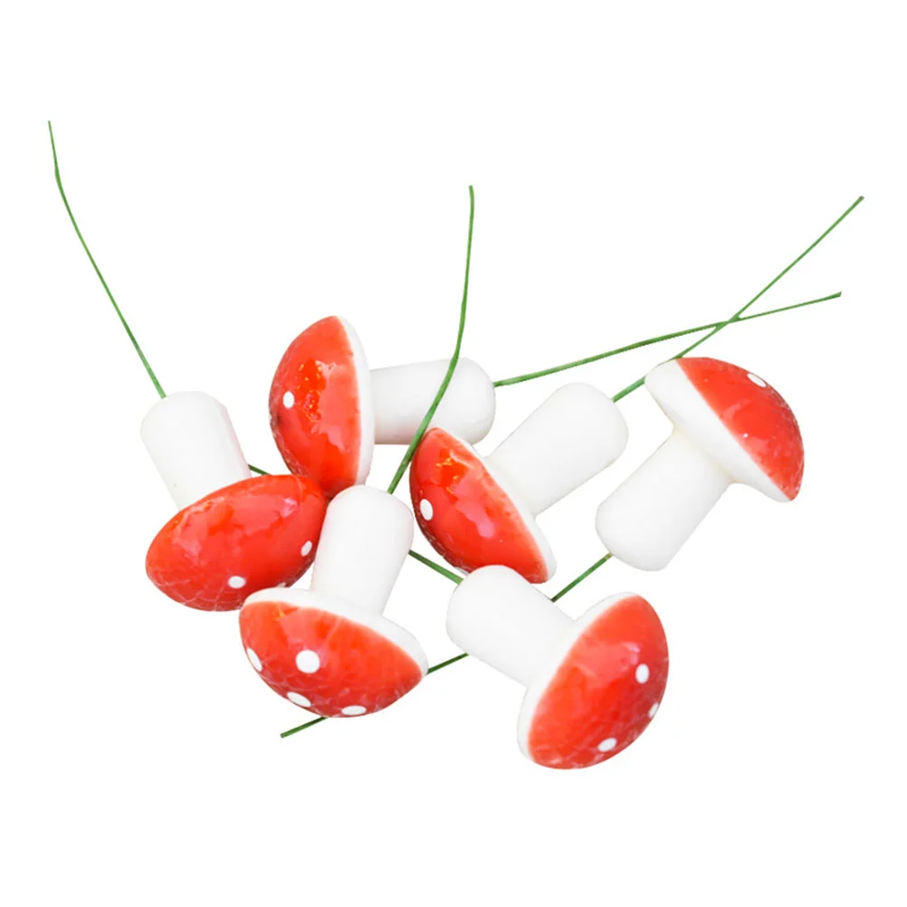 

Mushroom Garden Fairy Mini Miniature Toadstoolslandscape Micro Bonsai Topper Toadstool Cupcake Crafts Mushrooms Figurines Statue