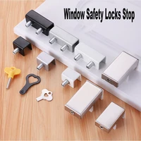 1set child window security lock sliding doors windows restrict child safety anti theft door lock stop household improvement
