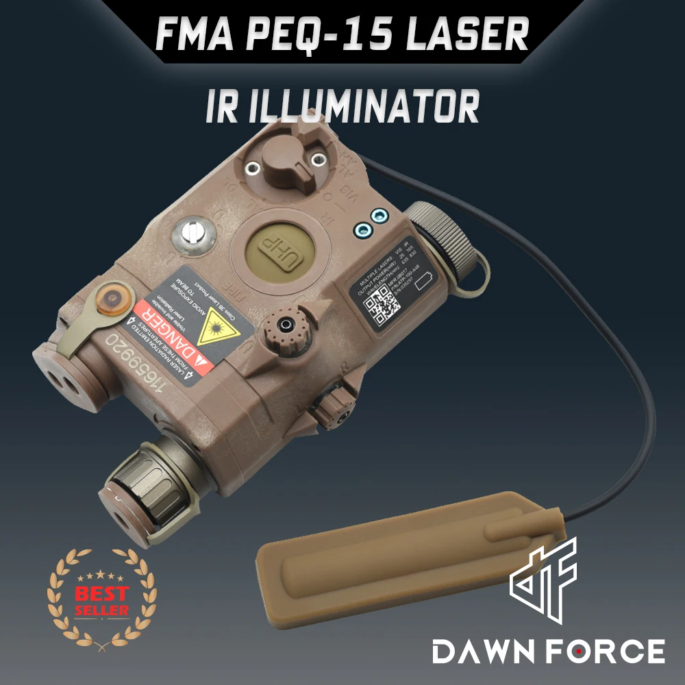 Реплика Ver. Gen2 FMA AN/Φ 2024 оружия PEQ-15 IR-осветитель IR-лазер и видимый лазер