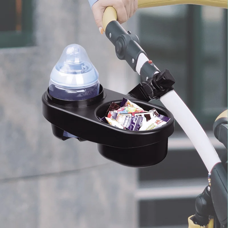 

Universal 2 In 1 Cup Holder and Phone for Stroller Accessories New Design To Hold Baby Bottle Snacks Baby Stroller Accessories