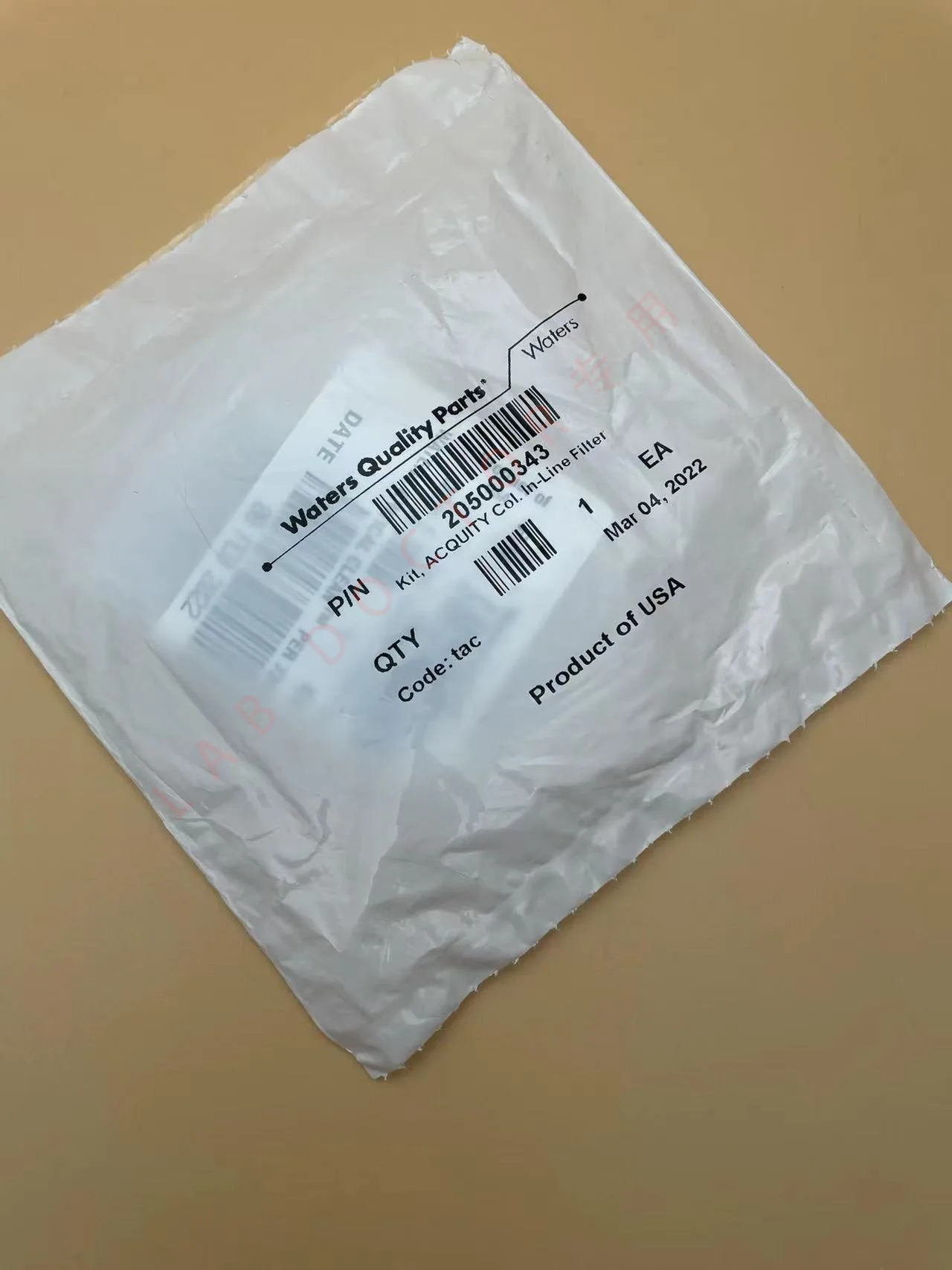 Фото Waters original new UPLC online filter 205000343, включая рукав для карты и 5 ситовых пластин №3
