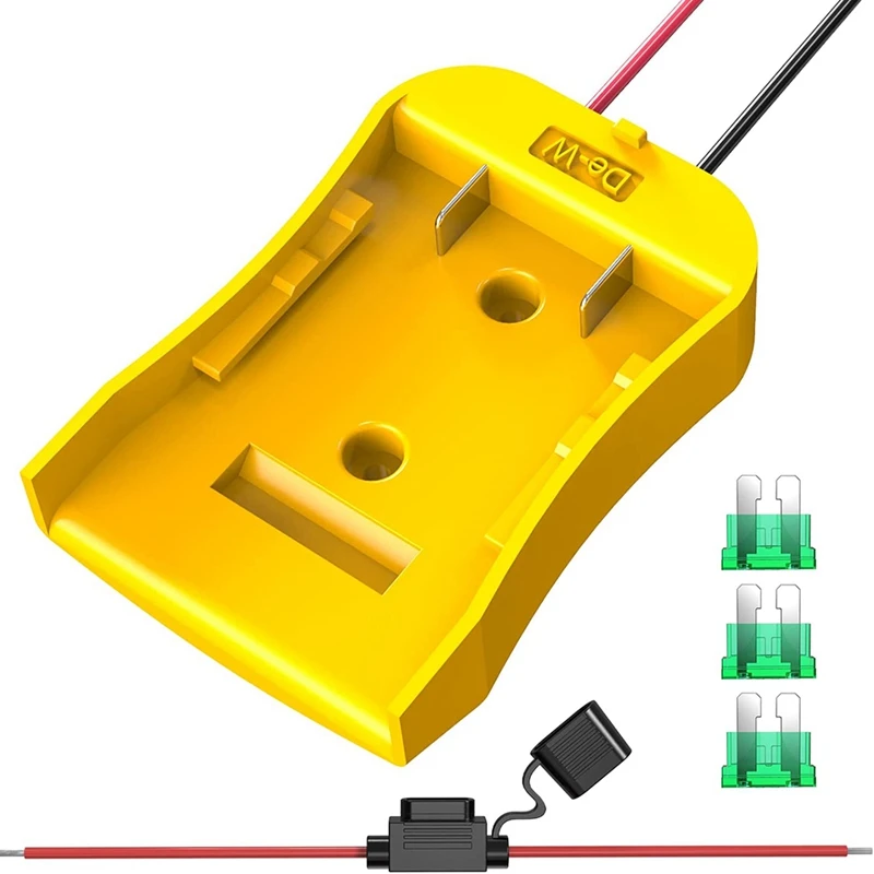 

Адаптер для силовых колес для аккумуляторов Dewalt серии 20 в 18 в DCB, комплект для преобразования силовых колес с предохранителем, для самостоят...