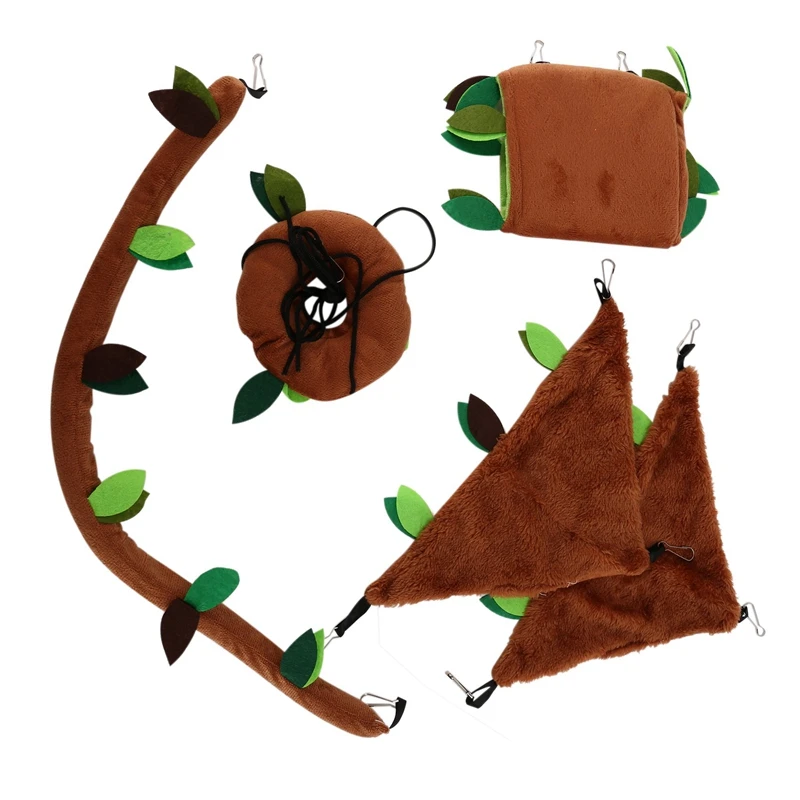 

Искусственный плюшевый подвесной гамак для хомяка