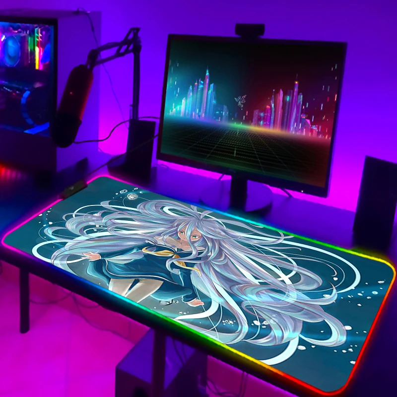 

Коврик RGB Mausepad для компьютерного стола, Настольный коврик для мыши, игровой коврик для мыши, игровой ковер, аксессуары для рабочего стола, длинная подкладка