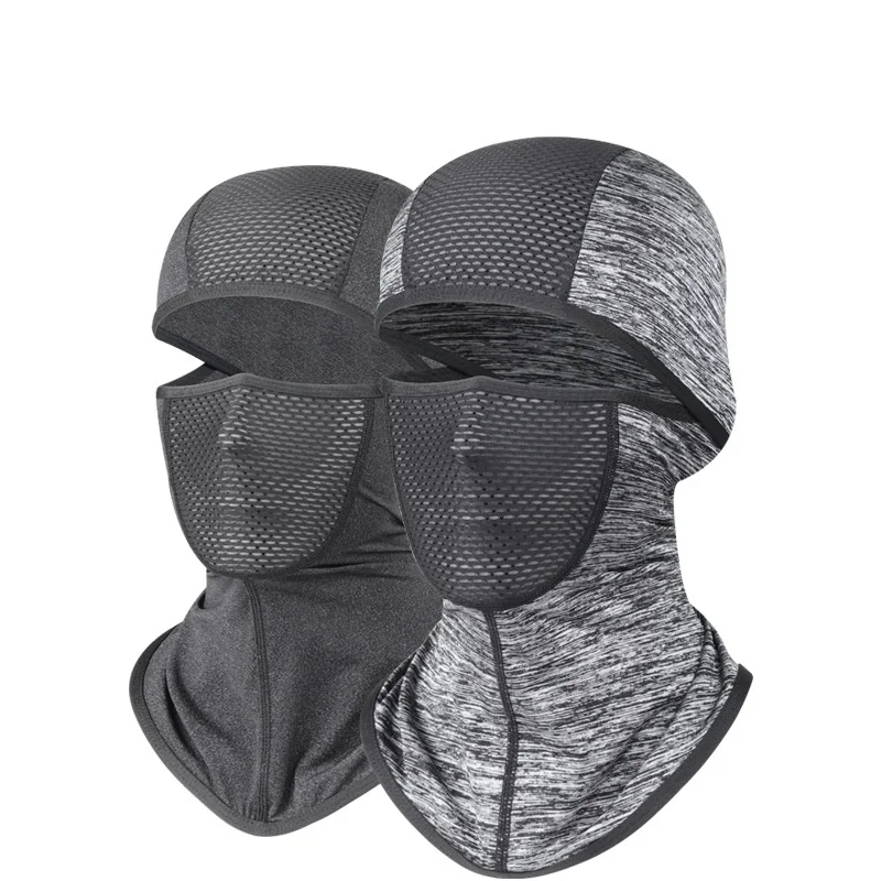

Fashion Ice Fabric Cycling Bike Face Mask Anti-sweat Breathable Cap Anti-UV Sunshade Riding Headgear Balaclava