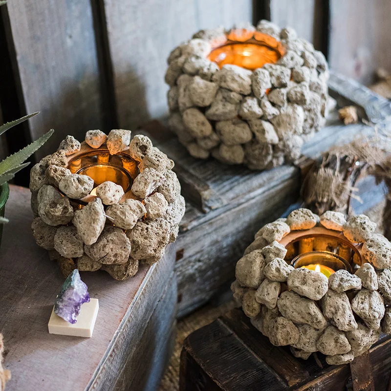 

Oriental Tea Light Candle Holder Unique Decor Scented Candle Holder Centerpieces Melting Burner Portavelas Home Decoration