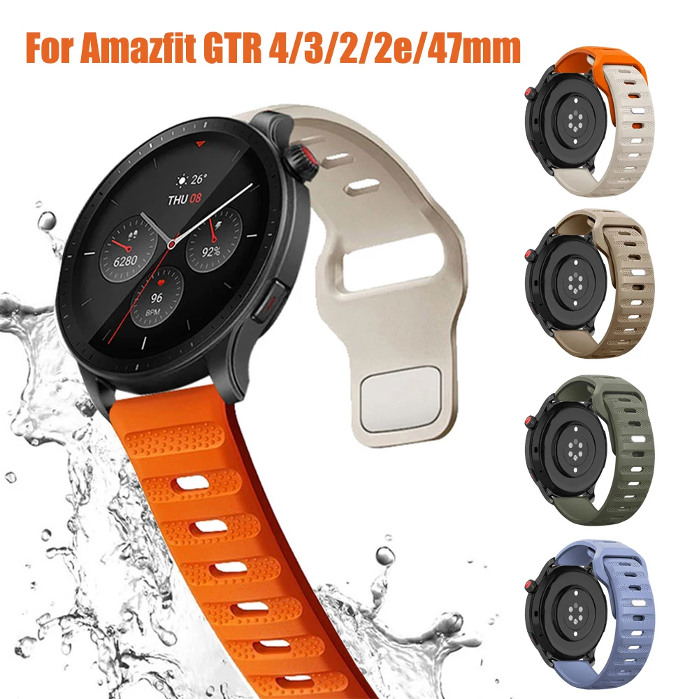 20mm 22mm Silicone Bracelet For Amazfit GTR3 Pro Watch Band Wrist Strap For Huami Amazfit GTR 4 3 Pro 2 2e / GTS 4 3 2 Mini GTR4