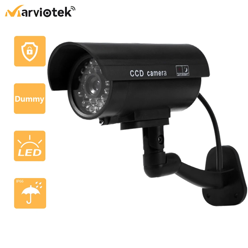 Bullet Camera With Led Light Fake Camera