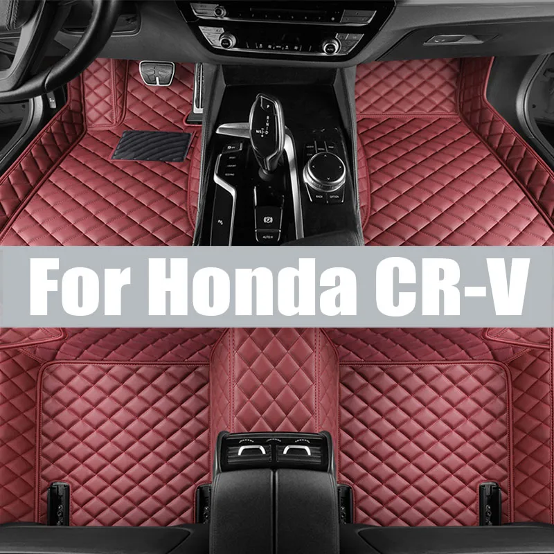 For Honda CR-V G4 G5 G6 2012-2023 Auto Car Floor Mats All-Weather TPE Foot Pad Waterproof Tray Mat Interior trunk mat