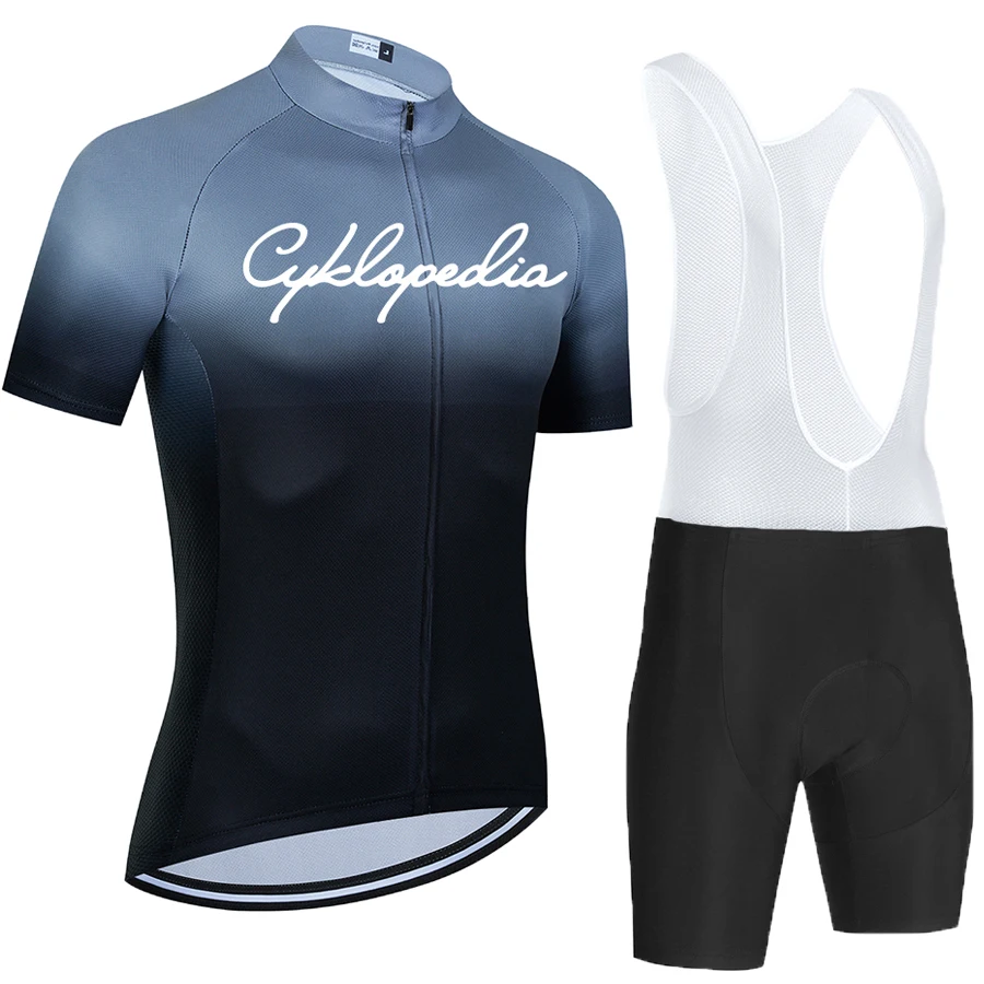 

Веломайка CYKLOPEDIA Team с коротким рукавом, комплекты с шортами, летняя мужская одежда для велоспорта