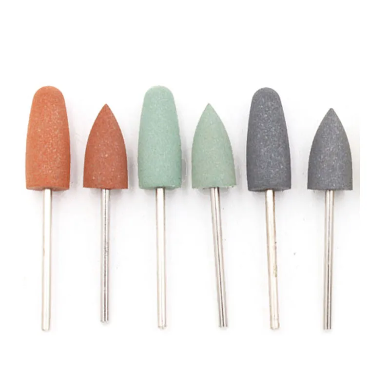 

Hot Silicone Nail Drill Bits Milling Cutter Files Burr Buffer for Manicure Nail Polishing Tools Drill Accessories