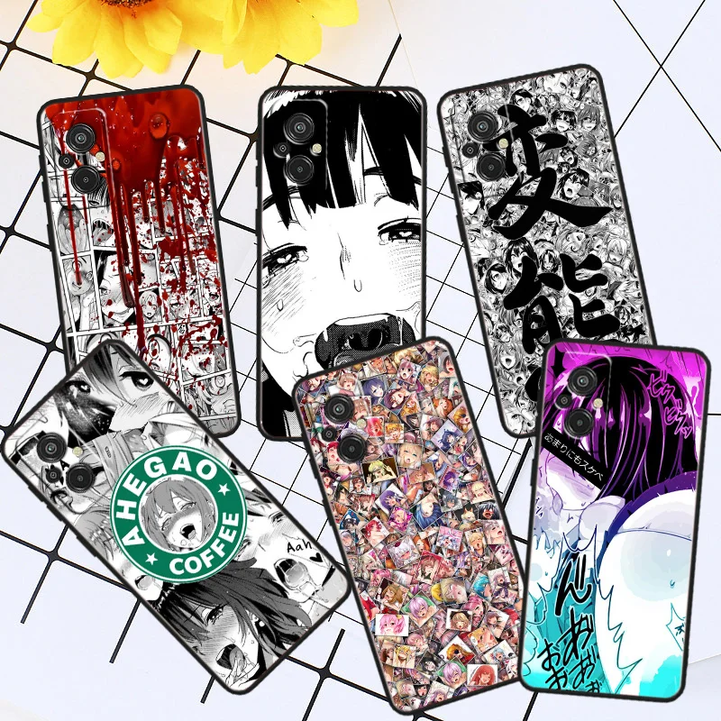 

apanese Anime Faces Phone Case For Xiaomi Redmi A1 12C 11A 11 10C 10 9T 9AT 9A 10A 9C 9 8A 8A 7A 7 Plus Black Cover