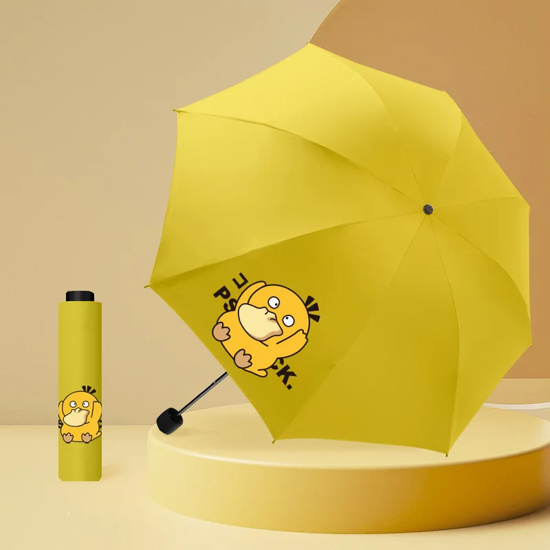 

Pokemon Anime Figures Psyduck Umbrella Cartoon Anti-UV Sunscreen Umbrella Kawaii Sunshade Parasol Kids Chirstmas Birthday Gifts