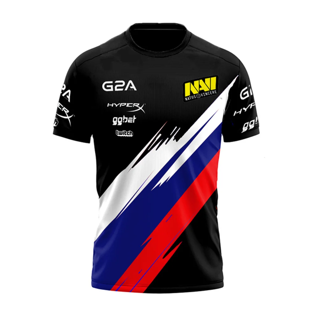 

2023 Summer Men's T-shirt 3d Printed Game Uniform Short Sleeve Quick Drying Breathable Sports Clothing Esports Fans Fashion Top