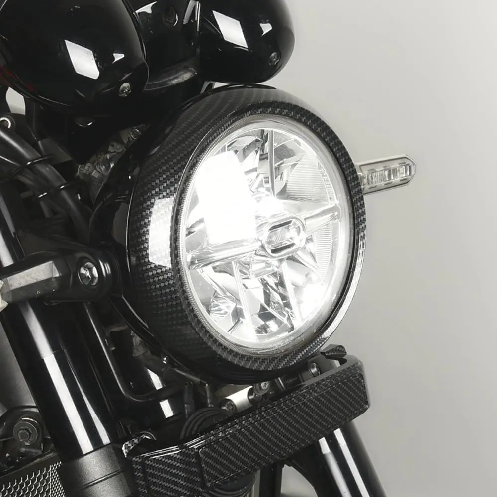 Фото Аксессуары для мотоциклов, обод фары для Z900RS 2018-2025 W800 2020-2024, обтекатель обода фары, крышка 2019 20 21 22 23 24 №1