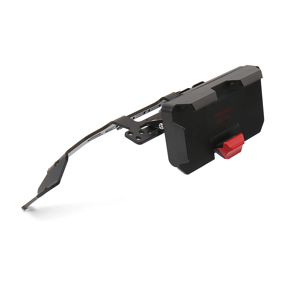 Новые аксессуары для мотоциклов черный кронштейн GPS-навигации с логотипом