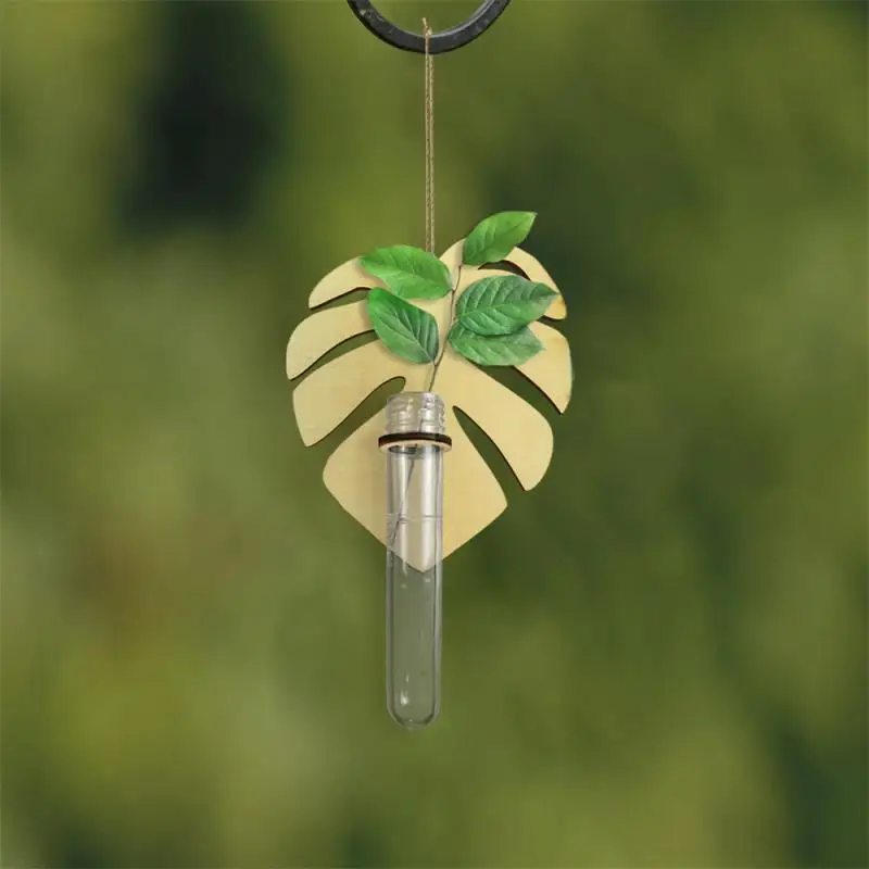 

Leaf Vase Pendant High Quality Compact Leaf Design Vase Pendant Durable 241g Home Container Flower Pendant Vase Pendant 3 Pack